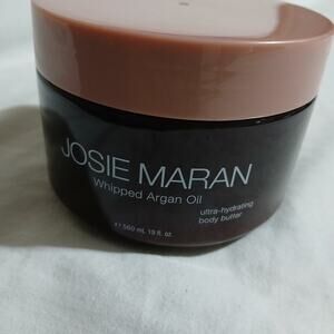Josie Maran Whipped Argan Oil PEPPERMINT BARK Body Butter 19 oz NEW/SEALED